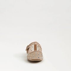 Michaela Shine Mary Jane Flat-Vintage Pink Mesh