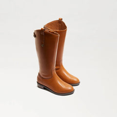 Penny Kids Tall Boot-Cognac Leather