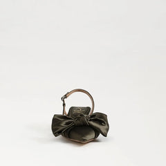 Treena Slingback Kitten Heel-Winter Moss Satin