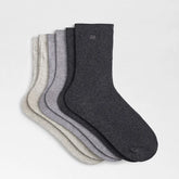 3 Pack Texture Cotton Crew