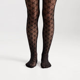 2 Pack Logo Microfabric Tights-Black