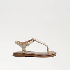 Kids' Gigi Flower Gladiator-Gold