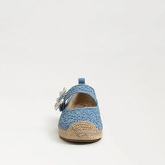Maddy Orchid Espadrille Mary Jane-Royal Sky Blue Lace