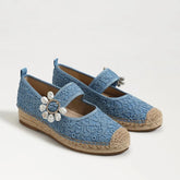 Maddy Orchid Espadrille Mary Jane-Royal Sky Blue Lace