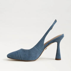 Essa Slingback Pump-Blue Agate Suede