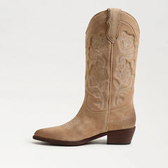 Rue Western Boot-Cyprus Tan Suede