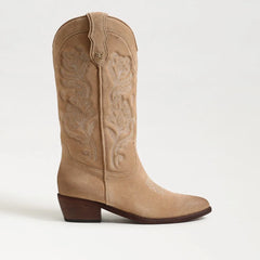 Rue Western Boot-Cyprus Tan Suede