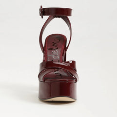 Savannah Platform Dress Sandal-French Merlot Patent Leather