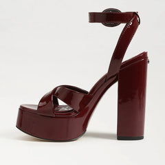 Savannah Platform Dress Sandal-French Merlot Patent Leather
