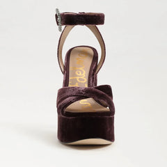 Savannah Glow Platform Dress Sandal-Parisian Plum Velvet