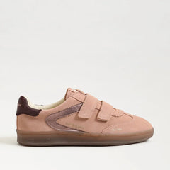 Talia Velcro Sneaker-Blush Rose Suede