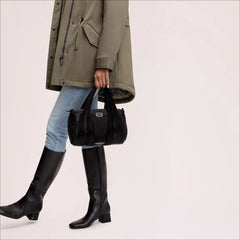 Trissa Nylon Barrel Bag