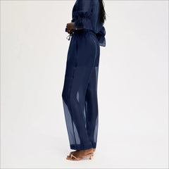 Drawstring Pant-Navy