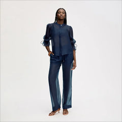 Drawstring Pant-Navy