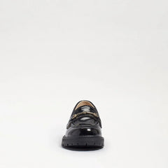 Kids' Tully Lug Sole Loafer-Black Box Leather
