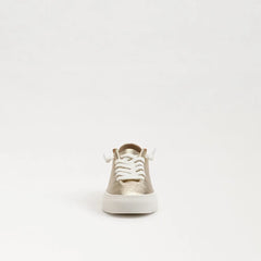 Kids' Poppy Lace-Up Sneaker-Gold Leaf