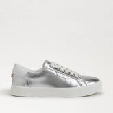 Ethyl Lace Up Sneaker-Soft Silver Leather