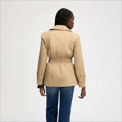 Double Breasted Trench-Birch