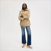 Double Breasted Trench-Birch