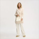 Double Breasted Hood Trench-Linen