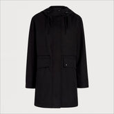 Hooded Anorak Jacket-Black