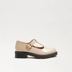 Taelor Kids T Strap Mary Jane-Tan Patent