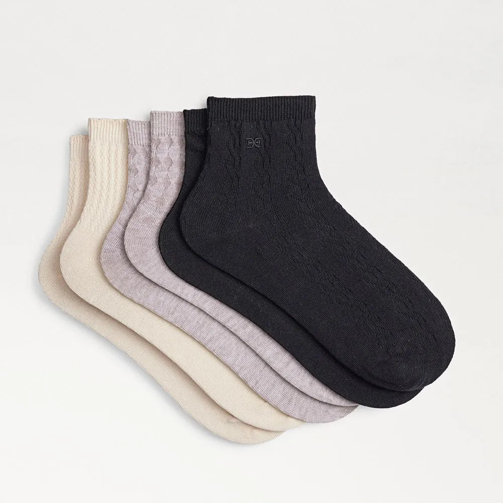 3 Pack Texture Cotton Anklet