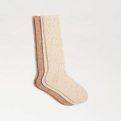 2 Pack Sparkle Rib Slouchy Socks
