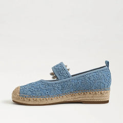 Maddy Orchid Espadrille Mary Jane-Royal Sky Blue Lace