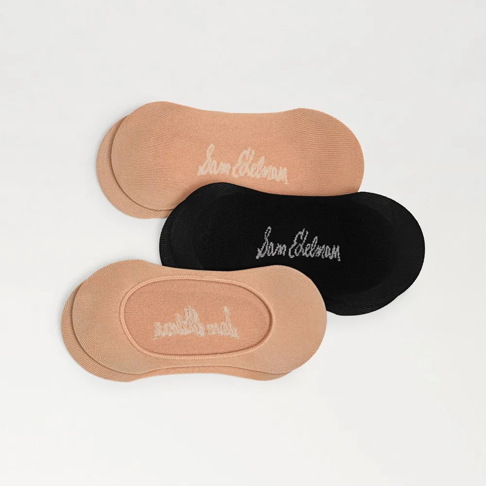 3 Pack Microfabric No Show Logo Liner