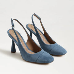 Essa Slingback Pump-Blue Agate Suede
