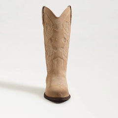 Rue Western Boot-Cyprus Tan Suede
