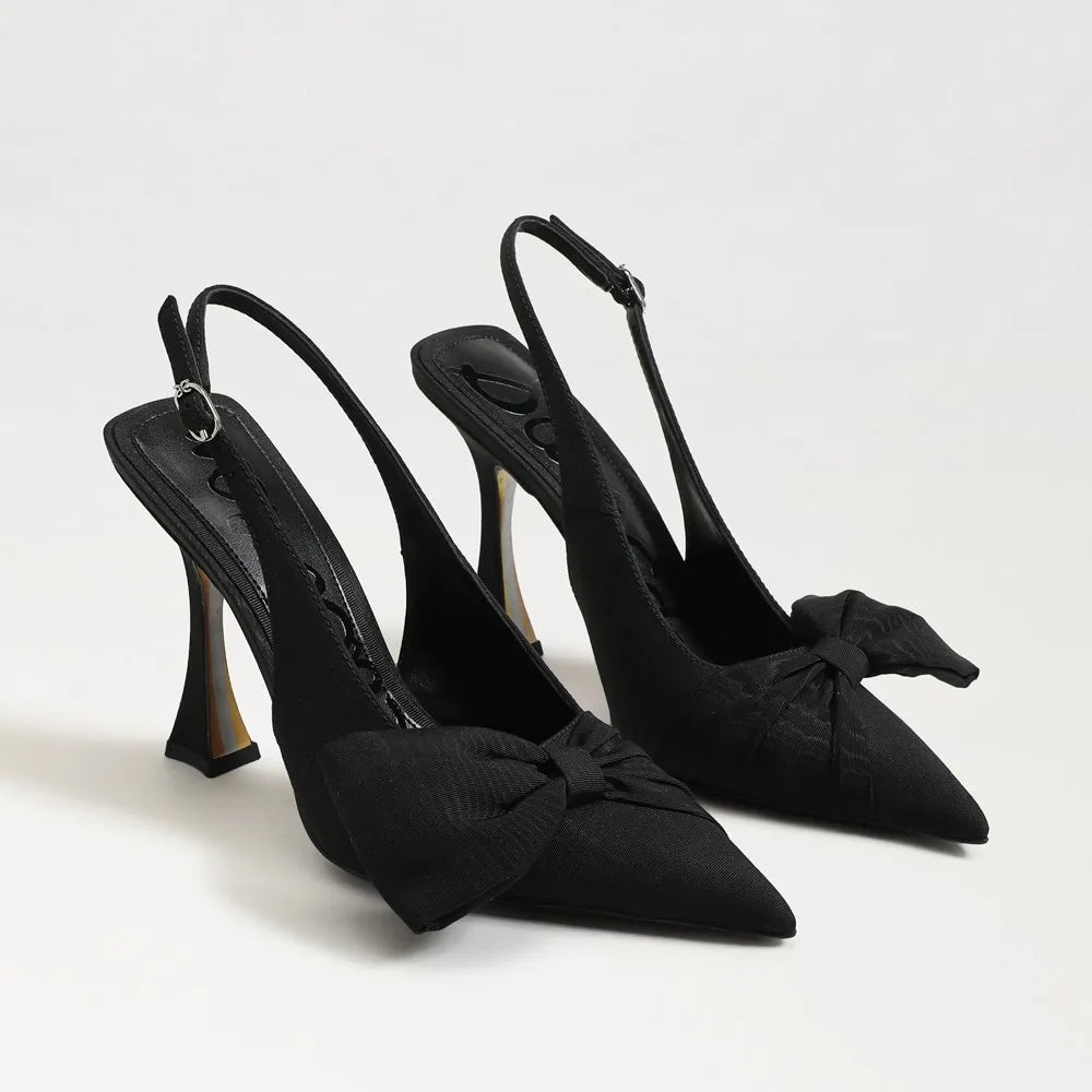 Onia Slingback Pump-Black Fabric