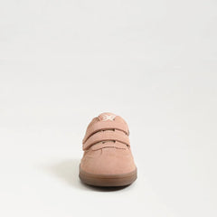 Talia Velcro Sneaker-Blush Rose Suede