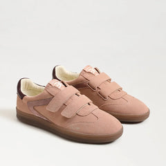 Talia Velcro Sneaker-Blush Rose Suede
