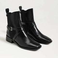 Tanner Ankle Boot-Black Leather
