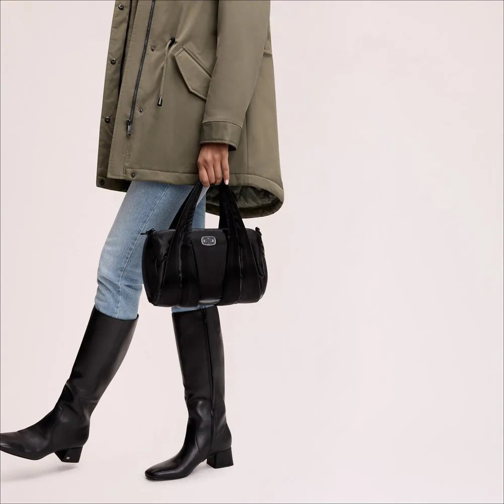 Trissa Nylon Barrel Bag