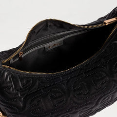 Ethyl Quilted Logo Sling Crossbody
