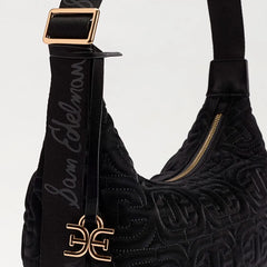 Ethyl Quilted Logo Sling Crossbody