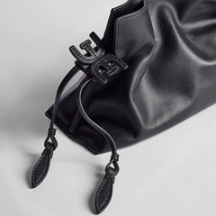 Poppy Oversized Drawstring Clutch