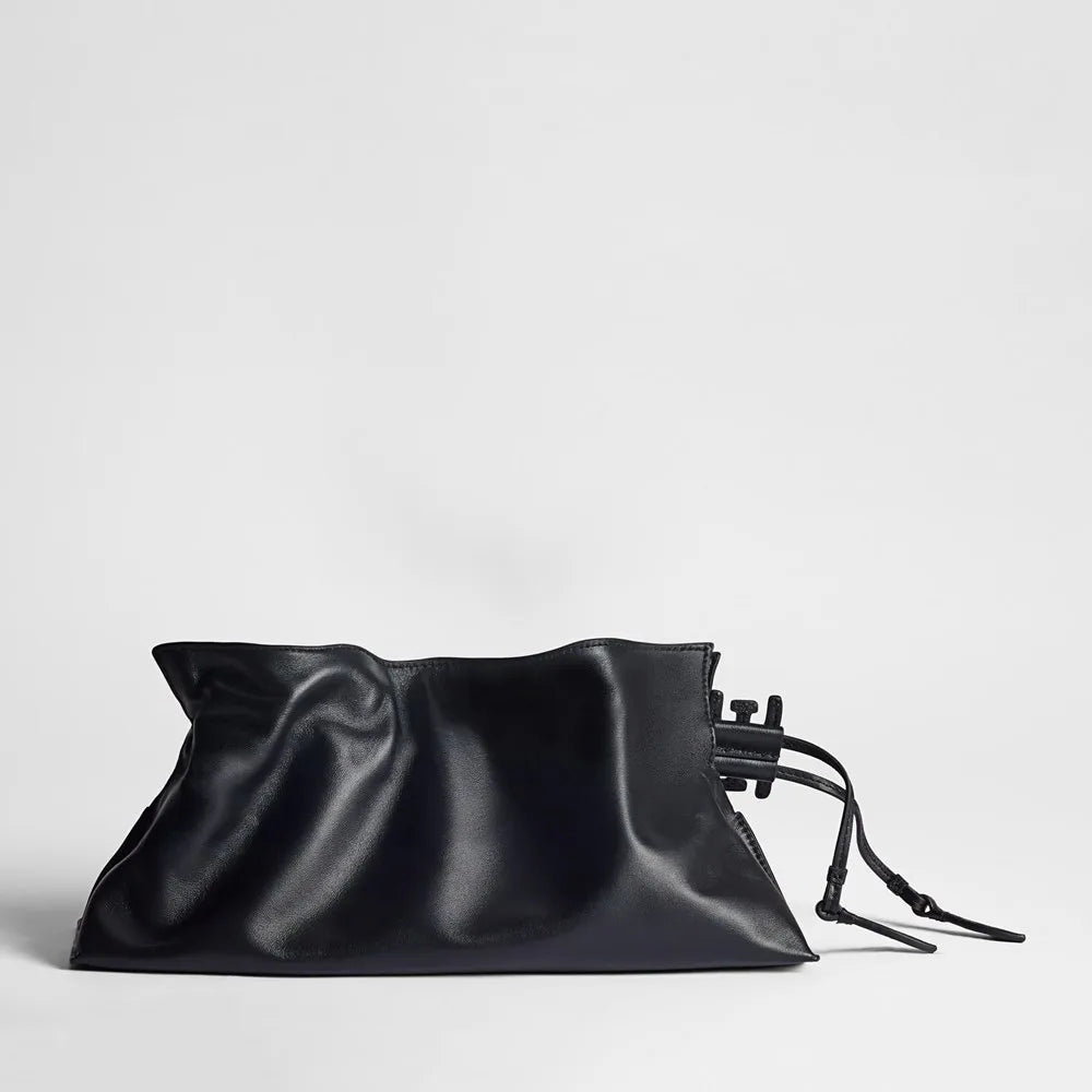 Poppy Oversized Drawstring Clutch