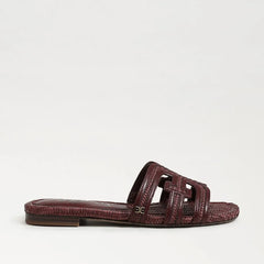 Bay Multicolor Slide Sandal-Brick Se Faux Raffia