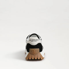 Luna Sneaker-Black Suede/White Leather
