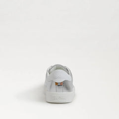 Ethyl Lace Up Sneaker-Soft Silver Leather