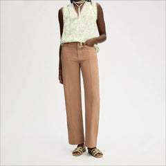 Pintuck Trouser-Dune
